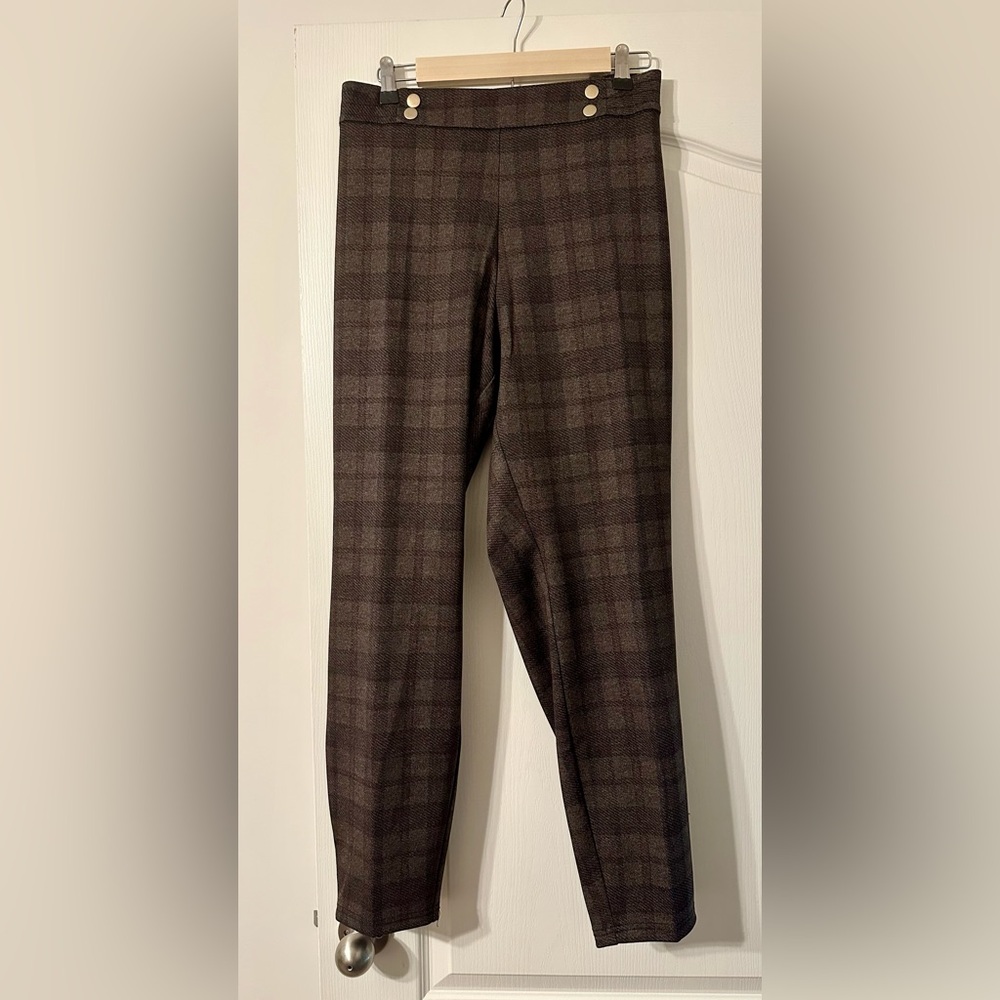 Brown Dress Pants with Tailored Fit